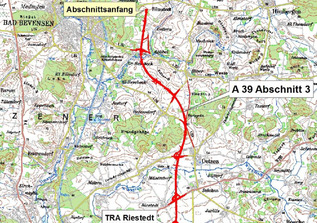 Neubau der A 39 Lüneburg – Wolfsburg, Abschnitt 3 (verweist auf: Neubau der A 39 Lüneburg – Wolfsburg, Abschnitt 3: Planfeststellungsverfahren eingeleitet)